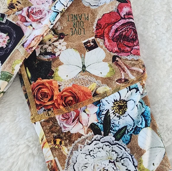 🐦‍🔥🪸🌹🦋🐞Rare, discontinued Niyama Sol barefoot leggings size S - Picture 15 of 16